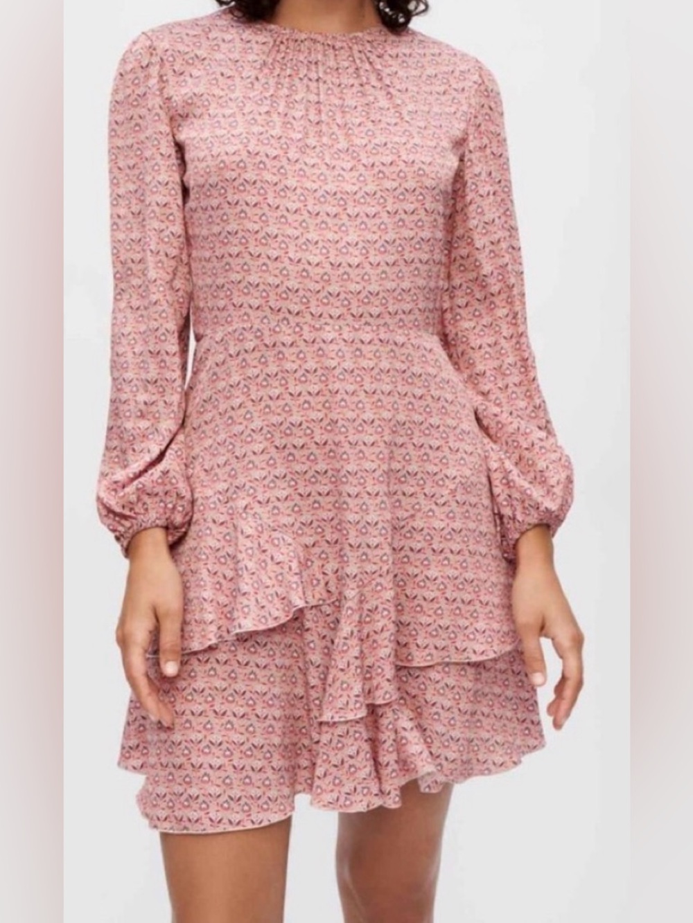 Maje patch fleur dress
